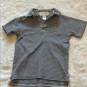 The Beaufort Bonnet Company X The Seaside Style Navy and White Striped Polo